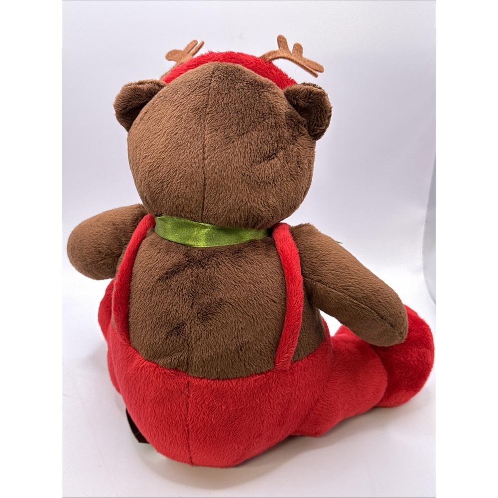 Godiva 2007 Reindeer Plush Bear Figure Holiday Christmas Decoration 11" - Picture 5 of 5